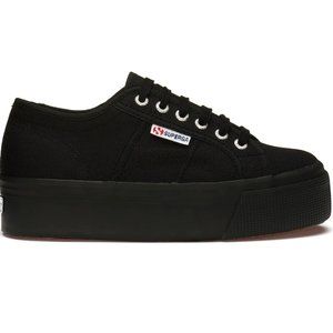 Superga Platform Sneakers - Full Black